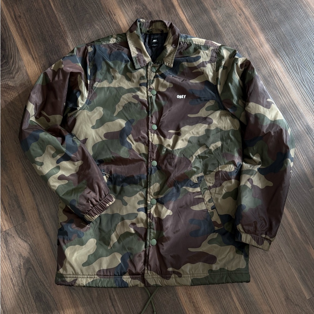 Obey Men's Camouflage Jacket